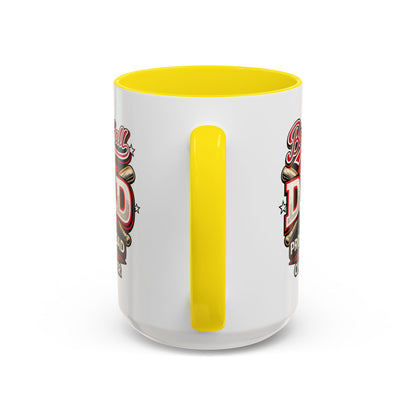 Proud Dad Loud Cheerer Baseball Coffee Mug