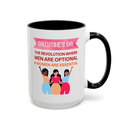 Galentine's Day Men Are Optional Coffee Mug