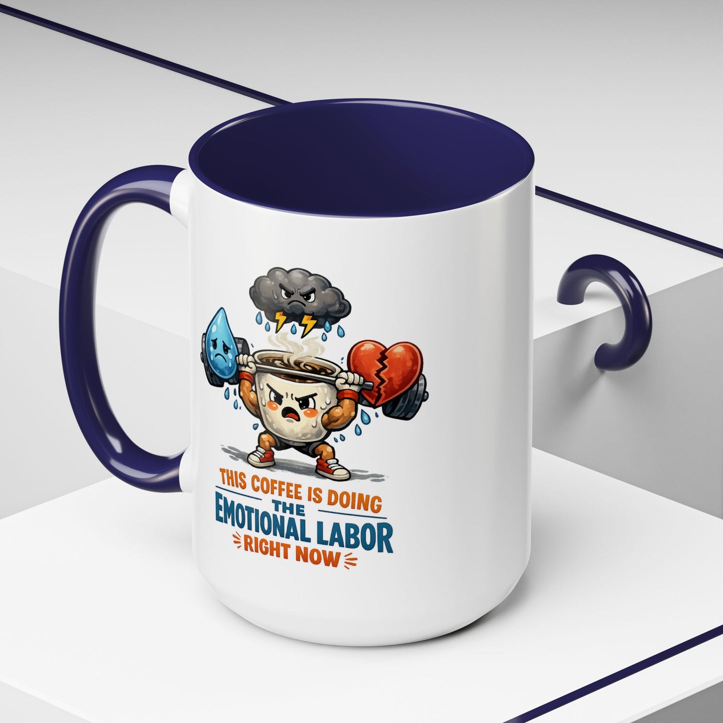 Emotional Labor Burned Out Coffee Mug