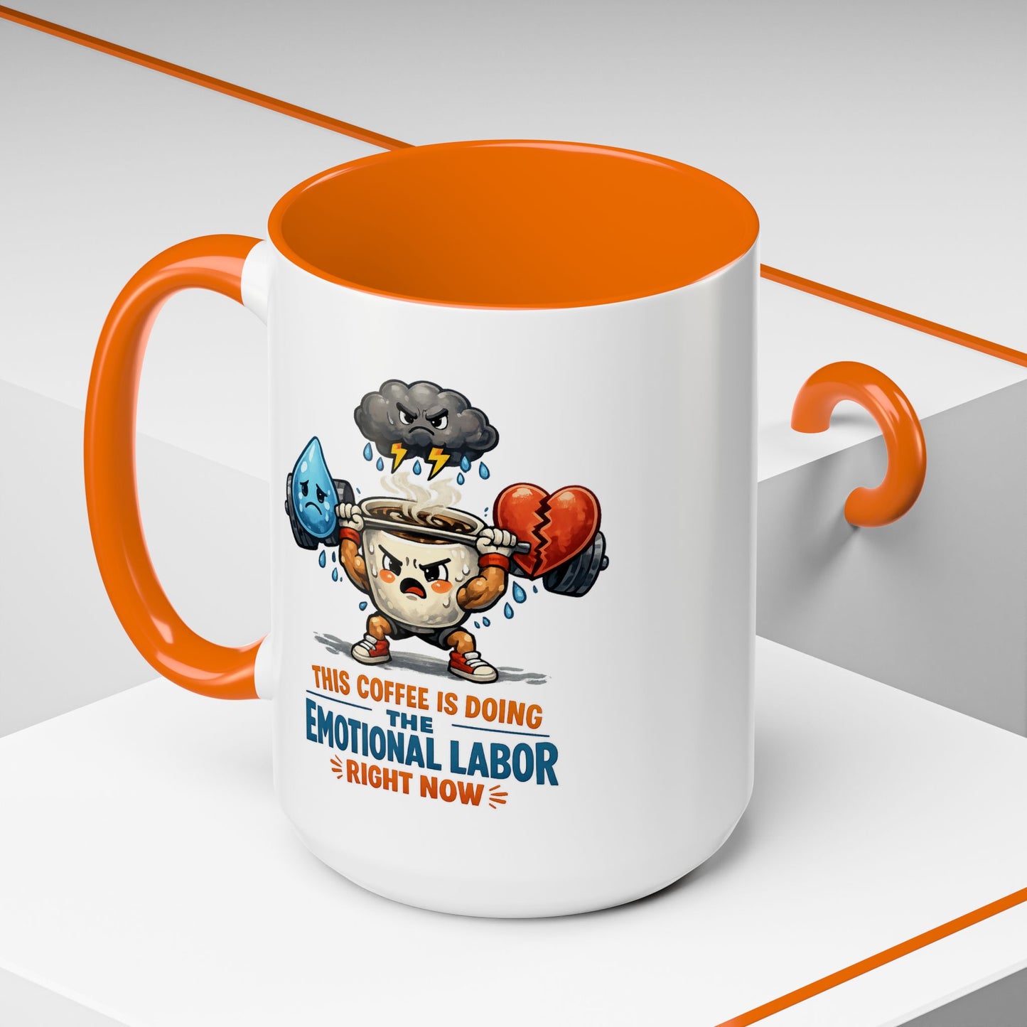 Emotional Labor Burned Out Coffee Mug