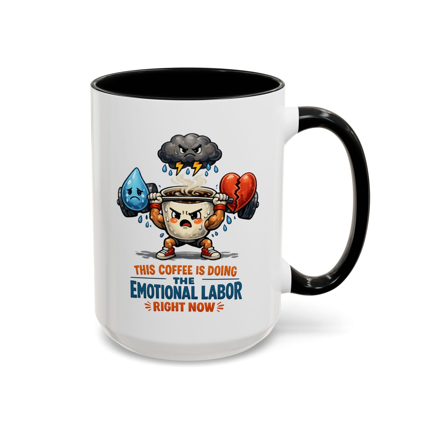 Emotional Labor Burned Out Coffee Mug