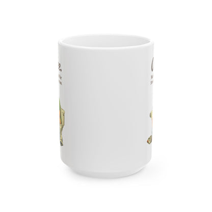 Coffee Is Man’s Best Friend | Funny Bathroom Humor Coffee Mug