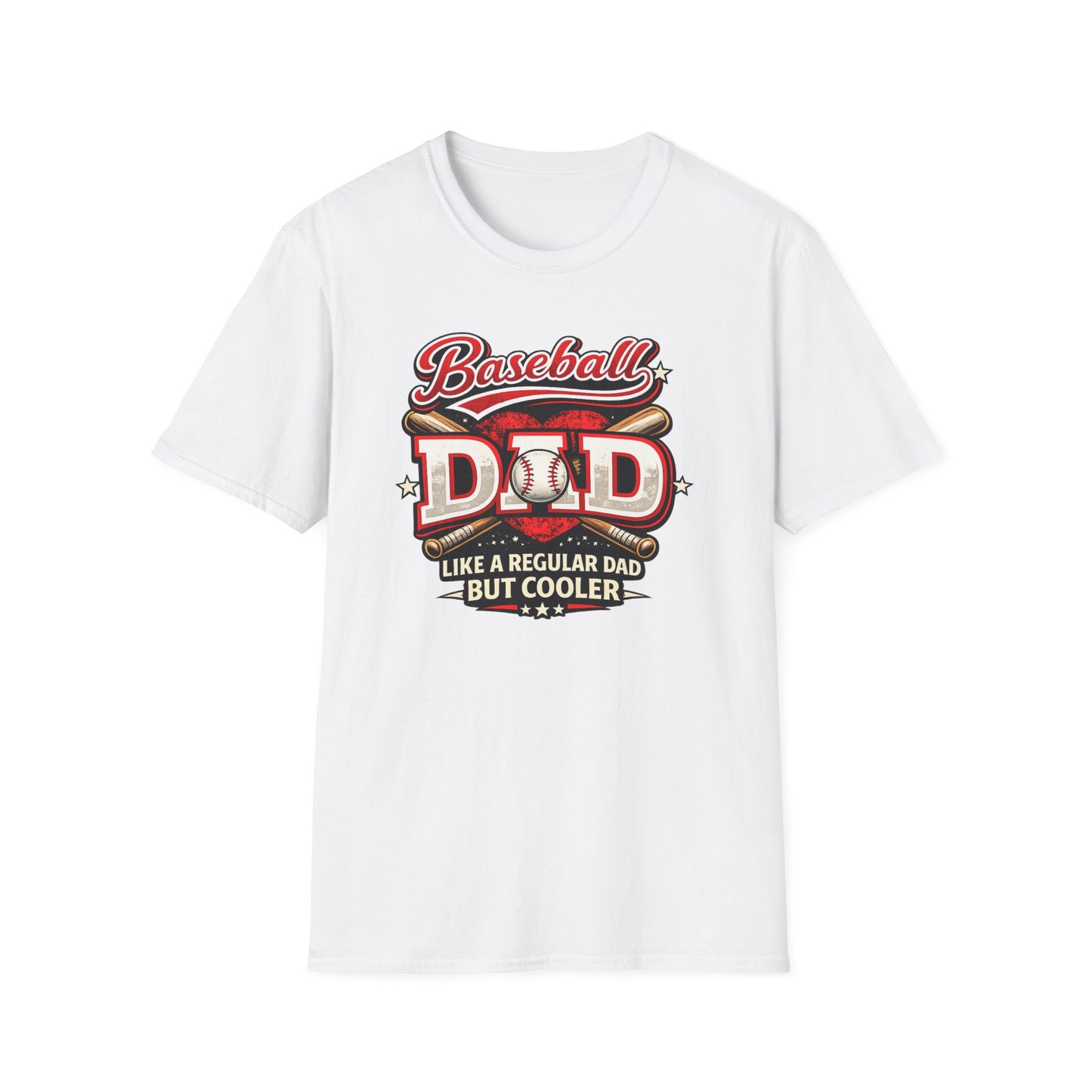 Baseball Dad Like a Regular Dad But Cooler T‑Shirt