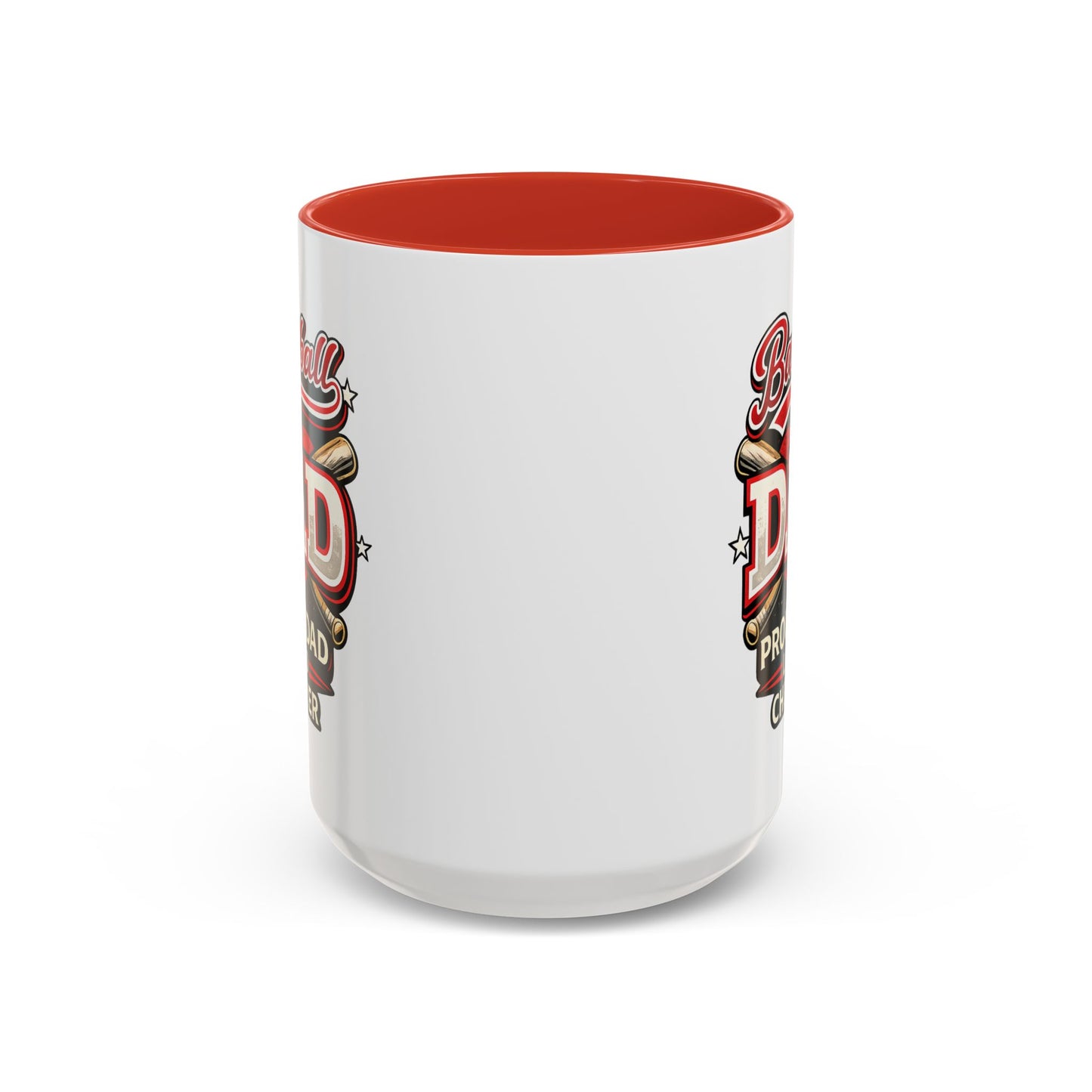 Proud Dad Loud Cheerer Baseball Coffee Mug