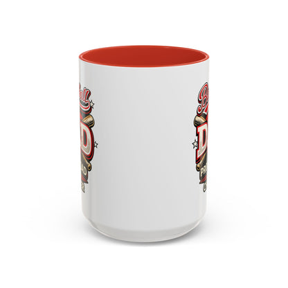 Proud Dad Loud Cheerer Baseball Coffee Mug