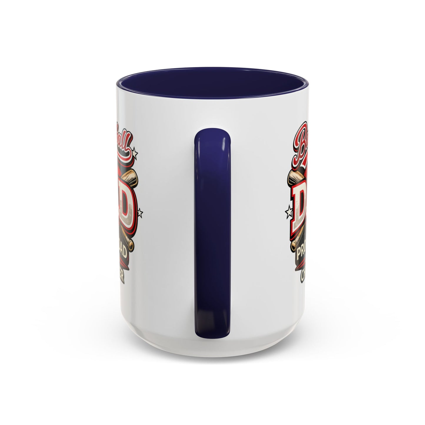 Proud Dad Loud Cheerer Baseball Coffee Mug