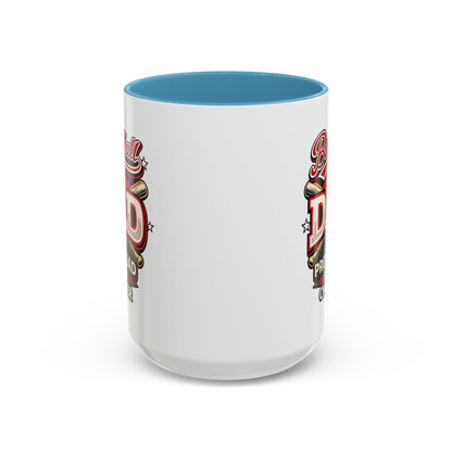 Proud Dad Loud Cheerer Baseball Coffee Mug