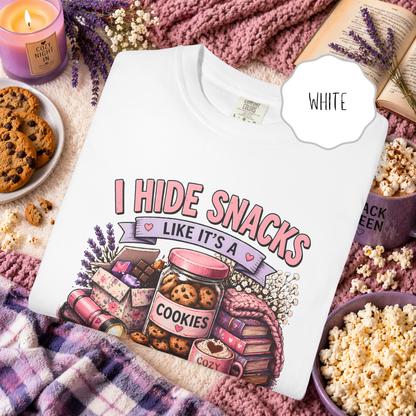 snack lover gift shirt funny snack quote tee